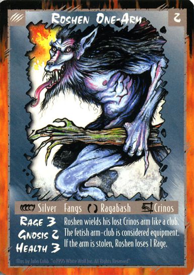 Roshen One-Arm (Crinos Form)